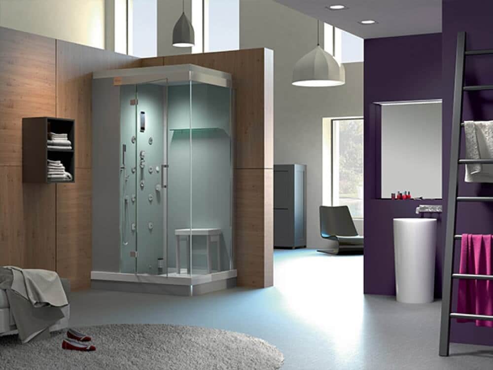 Douche hydrojet avec option hammam, massage complet